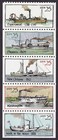 Scott #BK166 (2405-2409) Steamboats Booklet Pane of 5 Stamps - MNH