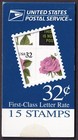 Scott #BK178A Pink Rose (2492b) ATM Booklet of 15 Stamps - MNH