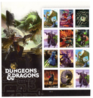 Scott #5909 Dungeons & Dragons Plate Block of 12 Forever Stamps - MNH UV