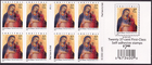 Scott #3879a Madonna (Monaco) Booklet Pane of 8 Stamps - MNH