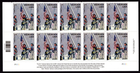 Scott #B2 America Responds Bottom Plate Block of 10 Stamps - MNH