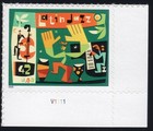Scott #4349 Latin Jazz Plate Block Single Stamp - MNH LR