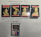 Scott #2412-15, 2421 1989 Constitution Bicentennial/Bill of Rights MNH