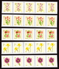 Scott #5906a (5902-06) Flowers (PNC5) Plate # Coil of 5 Stamps - MNH