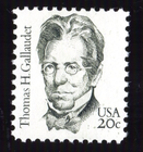 Scott #1861 Thomas H. Gallaudet Single Stamp - MNH