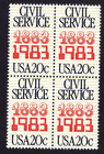 Scott #2053 Civil Service Block of 4 Stamps - MNH