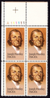 Scott #2038 Joseph Priestley (Chemistry) Plate Block of 4 Stamps - MNH UL