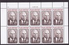 Scott #2816 Dr. Allison Davis (Black Heritage) Half sheet of 10 Stamps - MNH Top