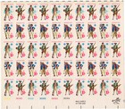 Scott #1568a (1565-68) Continental Army Full Sheet of 50 Stamps - MNH