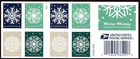 Scott #5951b (5948-51) Winter Whimsey Snowflakes Booklet of 8 Stamps - MNH