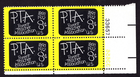 Scott #1463 PTA Plate Block of 4 Stamps - MNH LR