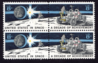 Scott #1435b Space Achievement on Moon Block of 4 Stamps - MNH