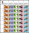 Scott #2500a 25c Olympian (Summer Olympics) Sheet of 35 Stamps - MNH LL