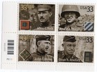 Scott #3396a Distinguished Soldiers Plate Block of 4 Stamps - MNH