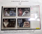 Scott #2375a 1988 Cats Plate Block of 4 Stamps - MNH