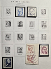 Scott #2170-71 MNH, 2192-93 MNH, 2196 (used pair) 1986-88 Great Americans