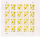 USPS Flowers Daffodils Sheet of 20 Stamps - MNH In stock (5898)