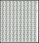 Scott #1861 Thomas H. Gallaudet Sheet of 100 Stamps - MNH P#1 LR