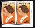 Scott #2146 Abigail Adams Pair of Stamps - MNH w/Corner Selvage