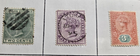 Stamp Ceylon 1884 #86 & 1885 #131 used; 1893 #132 MH
