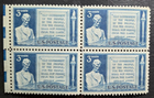 Scott #978 1948 Lincoln block of 4 MNH