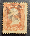 Scott #94a 1868 used