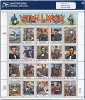 Scott #2975a 29¢ Civil War (Robert E Lee) Sheet of 20 Stamps - Sealed Blue