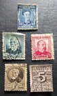 Stamp Spain 1876-1934 #223, 316, 518, 534 & ER1 used