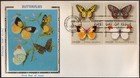 Scott #1715a Butterflies (06/06/77) Colorano Silk FDC Indianapolis Indiana