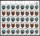 Scott #1837a Indian Masks Sheet of 40 Stamps - MNH UL