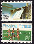 Scott #2042-2043 Physical Exercise & TVA Single Stamps - MNH