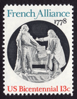 Scott #1753 French Alliance (George Washington) Single Stamp - MNH