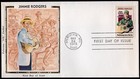 Scott #1755 Jimmie Rodgers (05/24/78) Colorano Silk FDC Meridian MS
