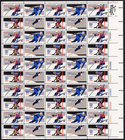 Scott #1798b (1795-1798) 15¢ Winter Olympics Full Sheet of 50 Stamps - MNH LR