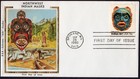 Scott #1837 (1837a) Indian Masks (09/25/80) Colorano Silk FDC Spokane WA
