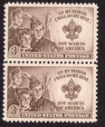 Scott #995 Boy Scouts Pair of Stamps - MNH