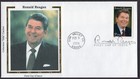 Scott #3897 Ronald Reagan Signature (02/09/05) Colorano Silk FDC Simi Valley CA