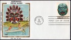 Scott #1834 (1837a) Indian Masks (09/25/80) Colorano Silk FDC Spokane WA