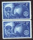 Scott #1066 Rotary International Pair of Stamps - MNH