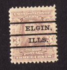Scott #302 Andrew Jackson Precancel Elgin IL Single Stamp - MNH
