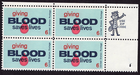 Scott #1425 Giving Blood Zip Block of 4 Stamps - MNH