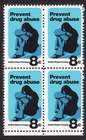 Scott #1438 Prevent Drug Abuse Block of 4 Stamps - MNH