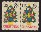 Scott #1508 Christmas Tree Pair of Stamps - MNH