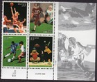 Scott #3402a (3399-3402) Youth Sports Plate Block of 4 Stamps - MNH (LR)