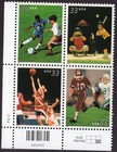 Scott #3402a (3399-3402) Youth Sports Plate Block of 4 Stamps - MNH (LL)