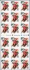 Scott #3013a Winter Children Sledding Booklet of 18 Stamps - MNH