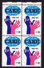 Scott #1439 CARE Block of 4 Stamps - MNH