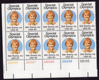 Scott #1788 Special Olympics Plate Block of 10 Stamps - MNH LL