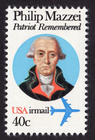 Scott #c98 Philip Mazzei Airmail Single Stamp - MNH