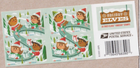 Scott #5724b (5721-24) Holiday Elves Booklet Pane of 8 Forever Stamps - MNH
